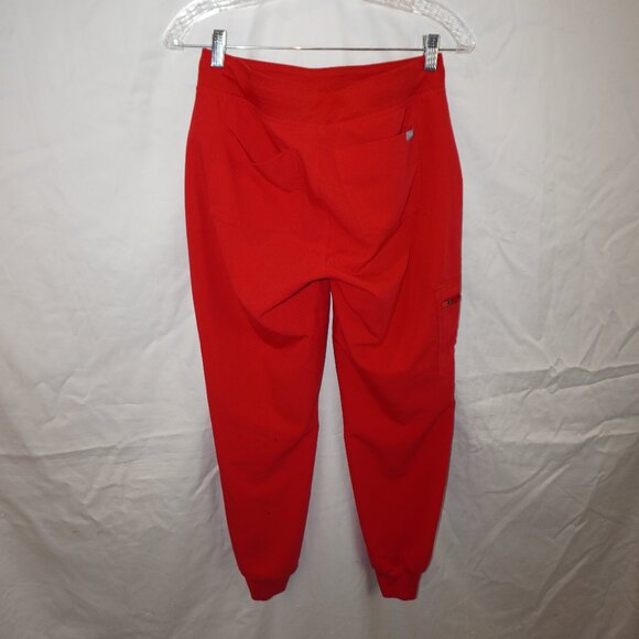 FIGS Red Zamora Jogger Limited Edition Drawstring Scrub Pants Womens XS/P - Picture 9 of 14
